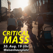 Sharepic für die Critical Mass Pforzheim am 30.08.2024