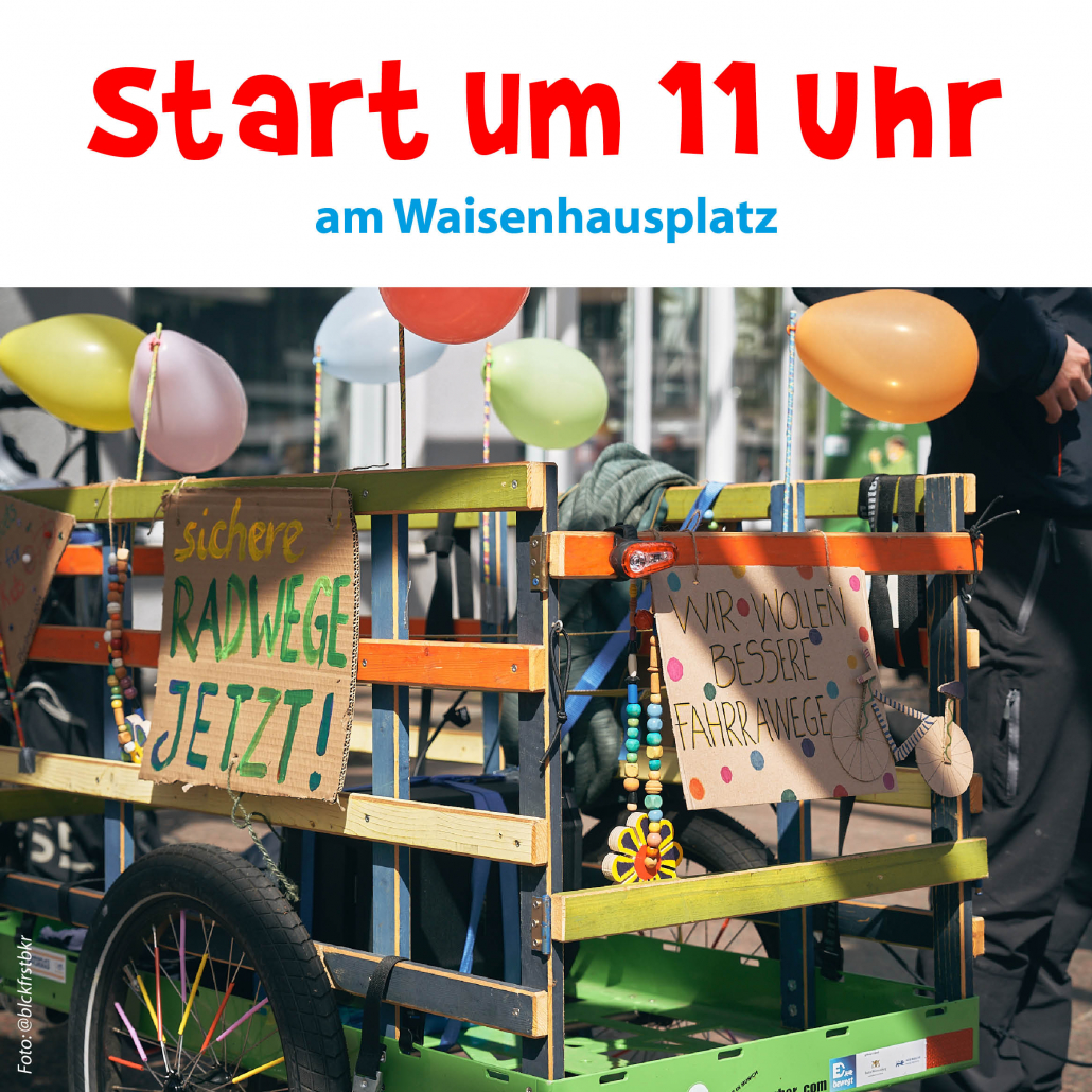 Sharepic für die Kidical Mass Pforzheim