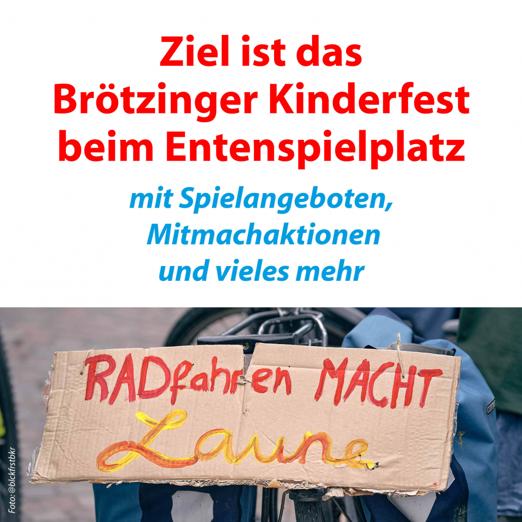 Sharepic für die Kidical Mass Pforzheim am 21.09.2024