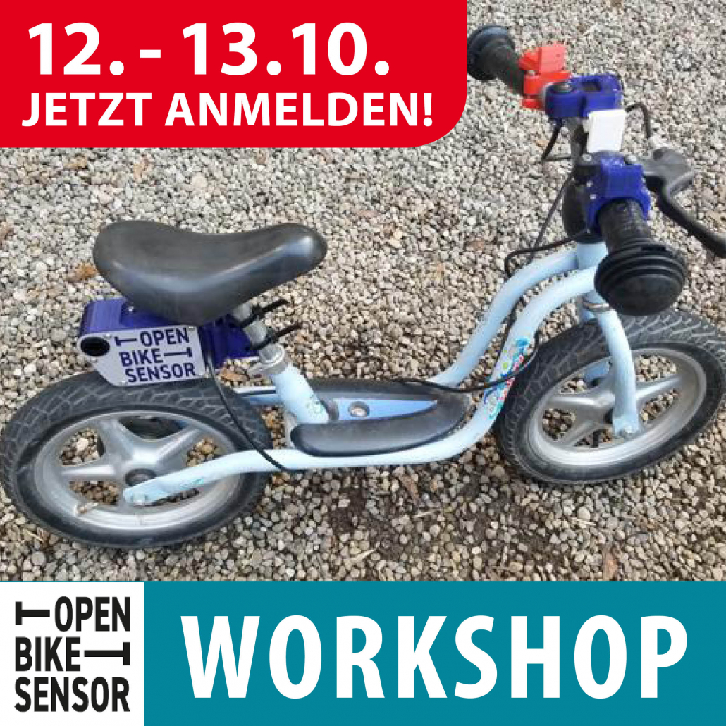 Sharepic für den OpenBikeSensor-Workshop vom 12.-13.10.2024 in Pforzheim